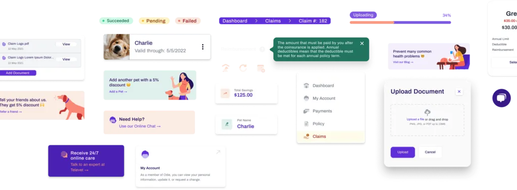 Odie UI design system and components