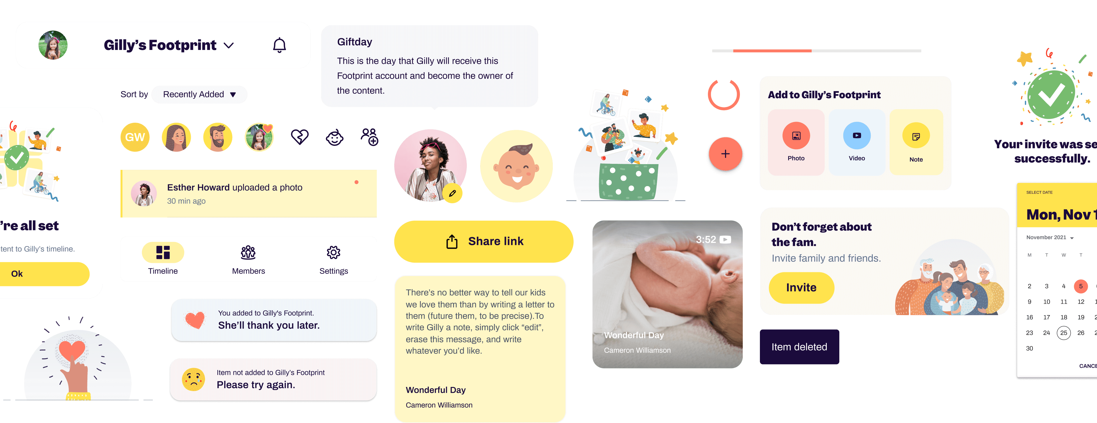 Footprint design system and branding