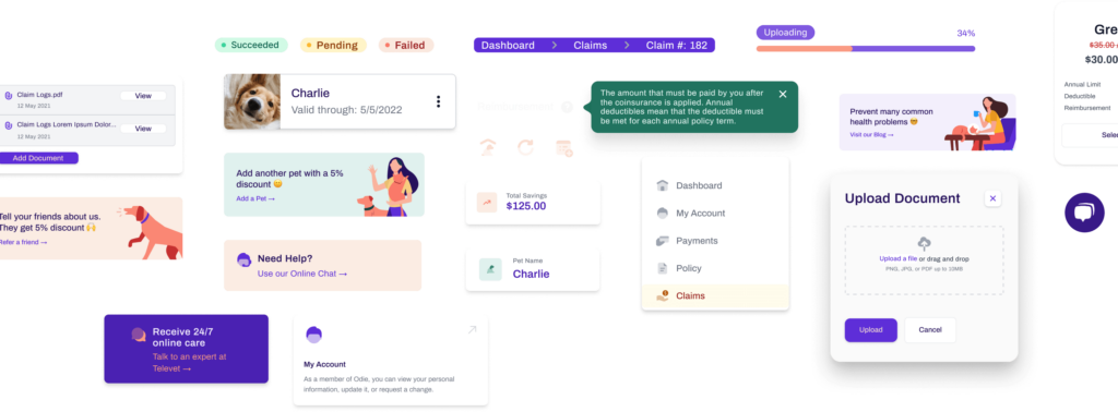 Odie UI design system and components