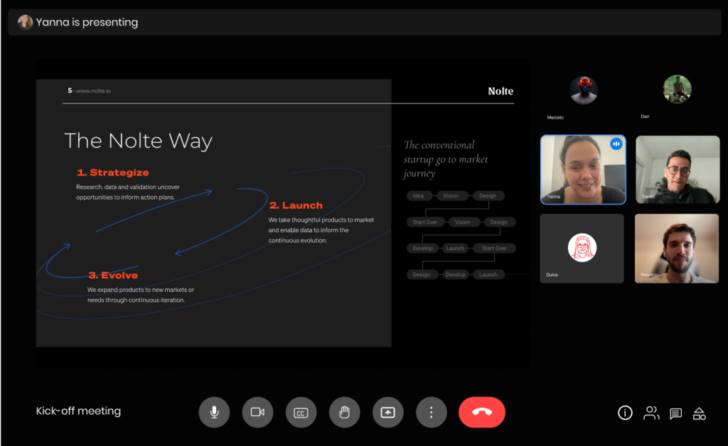 Wake strategy kick-off and planning