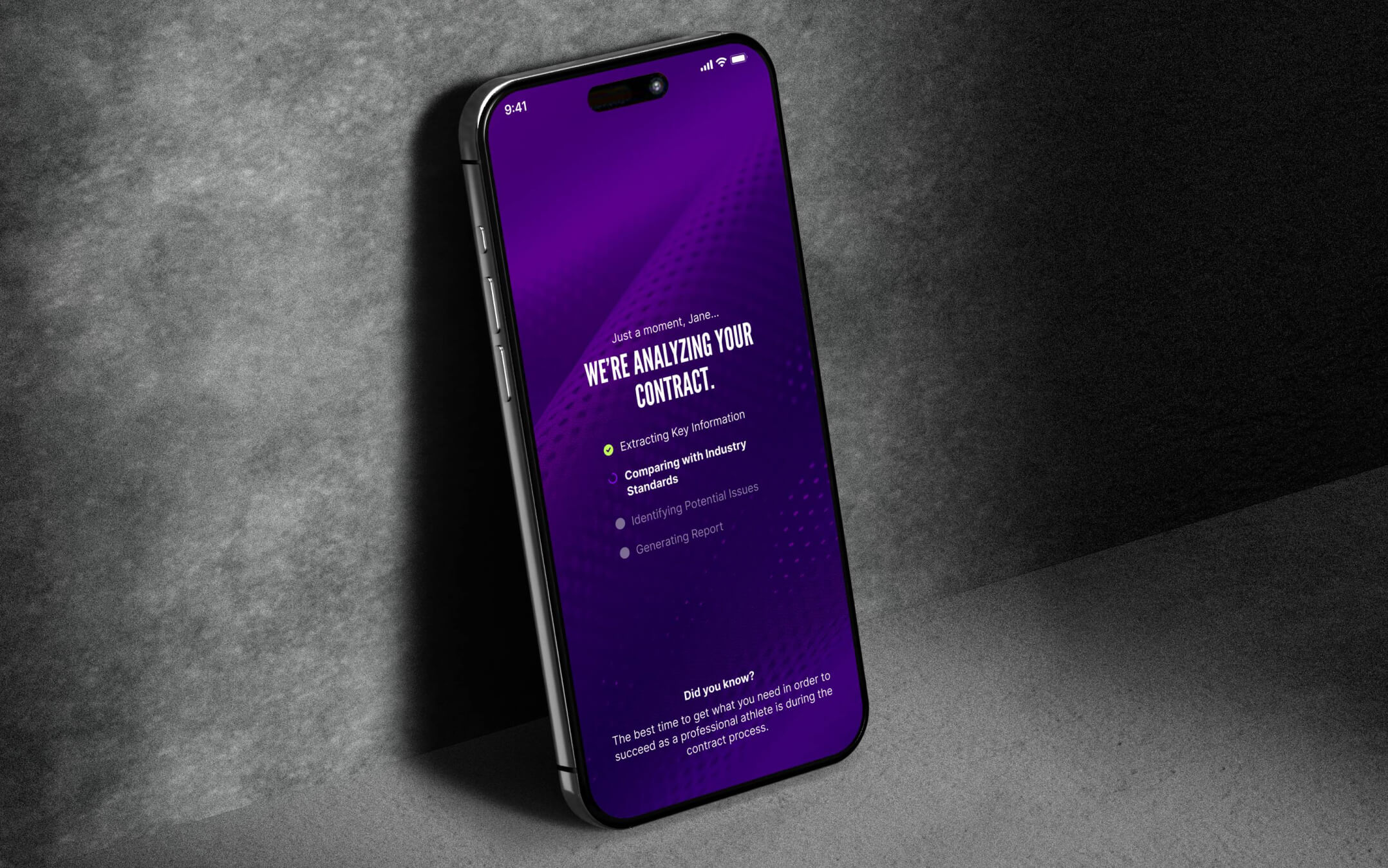 Wevolv AI-powered contract analysis platform for athletes